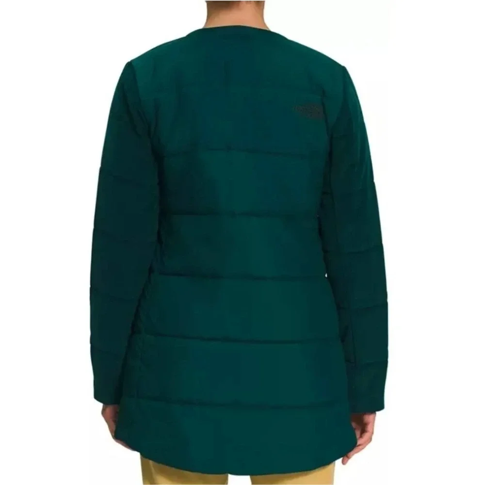 The North Face Women’s Harway Collarless Midi Jacket PONDEROSA GREEN‎ XXL New